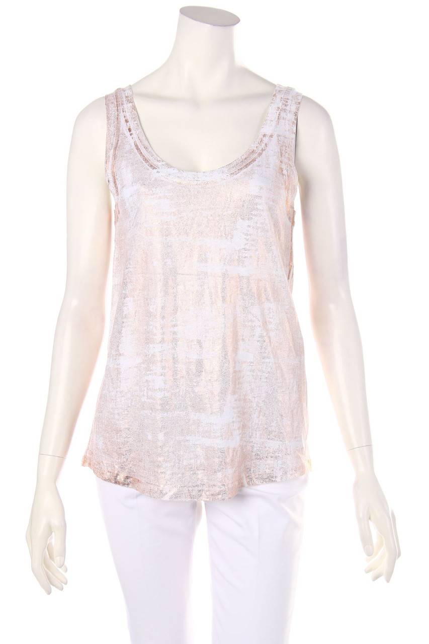 Carou sandro Top mit Metallic-Effekt