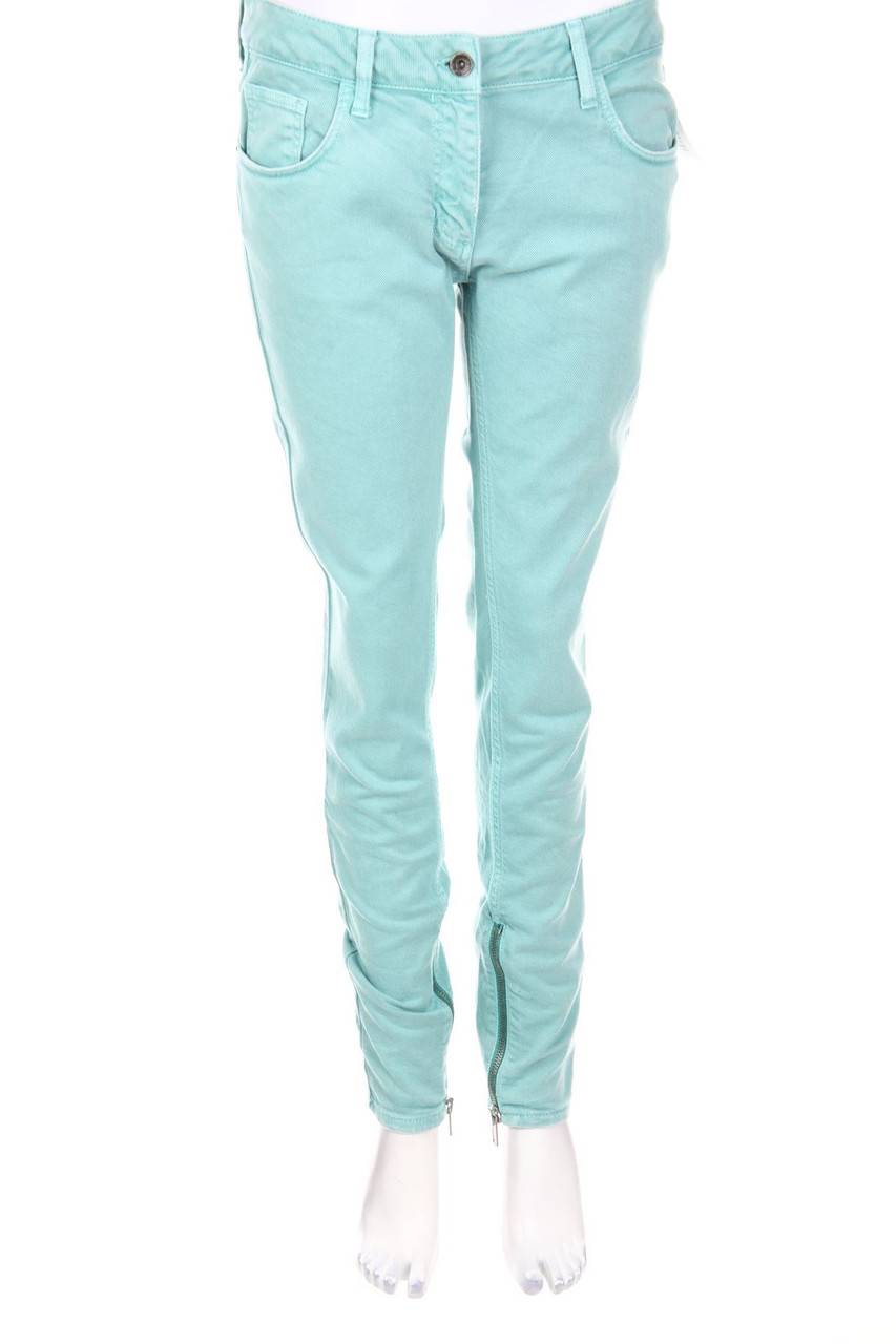 Carou sandro Used Look Jeggings mit Logo-Patch