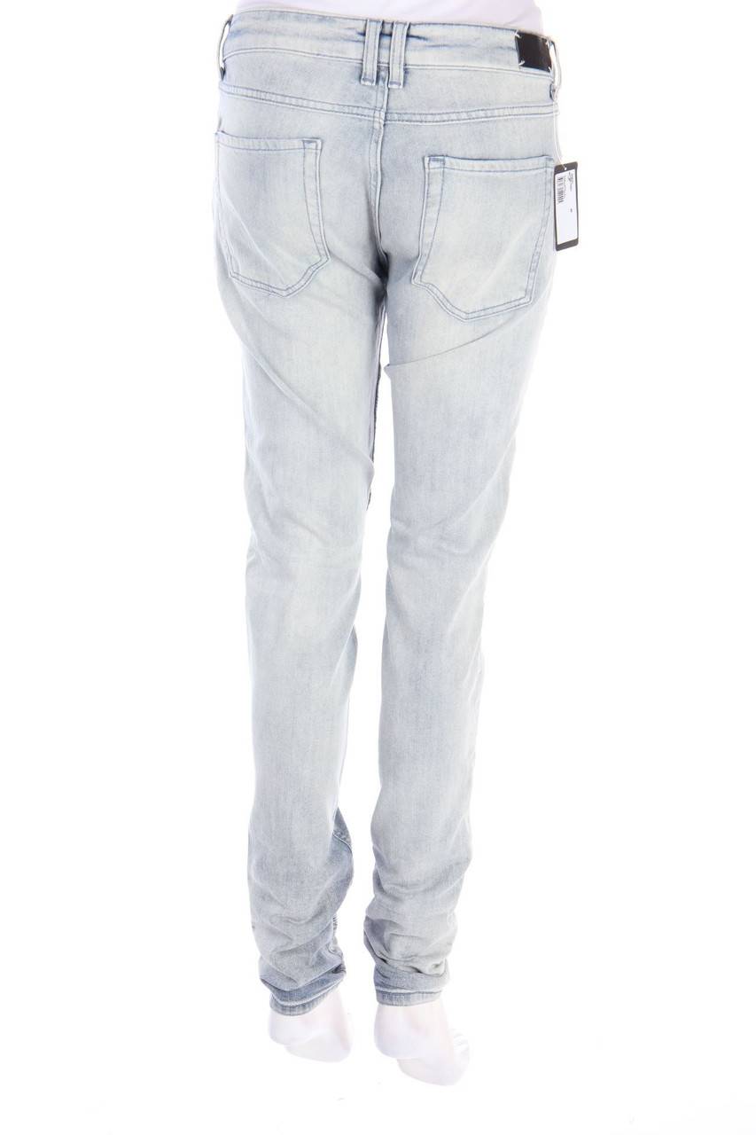 Carou Sandro Used Look Skinny-Jeans Mit Biesen