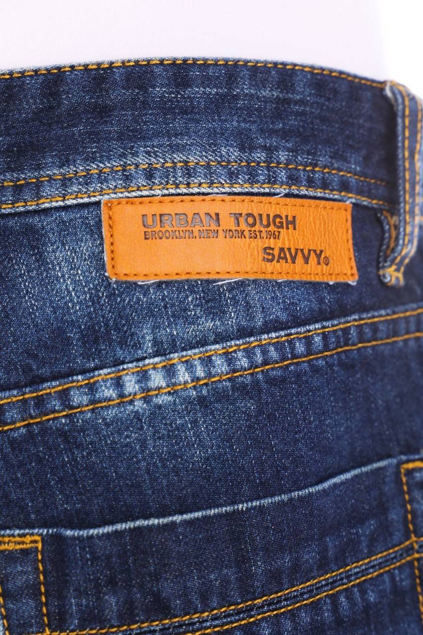 Carou SAVVY Used Look Jeans-Shorts