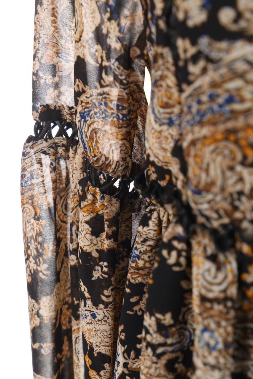 Carou SBETRO Boho-Kleid Mit Paisley-Print