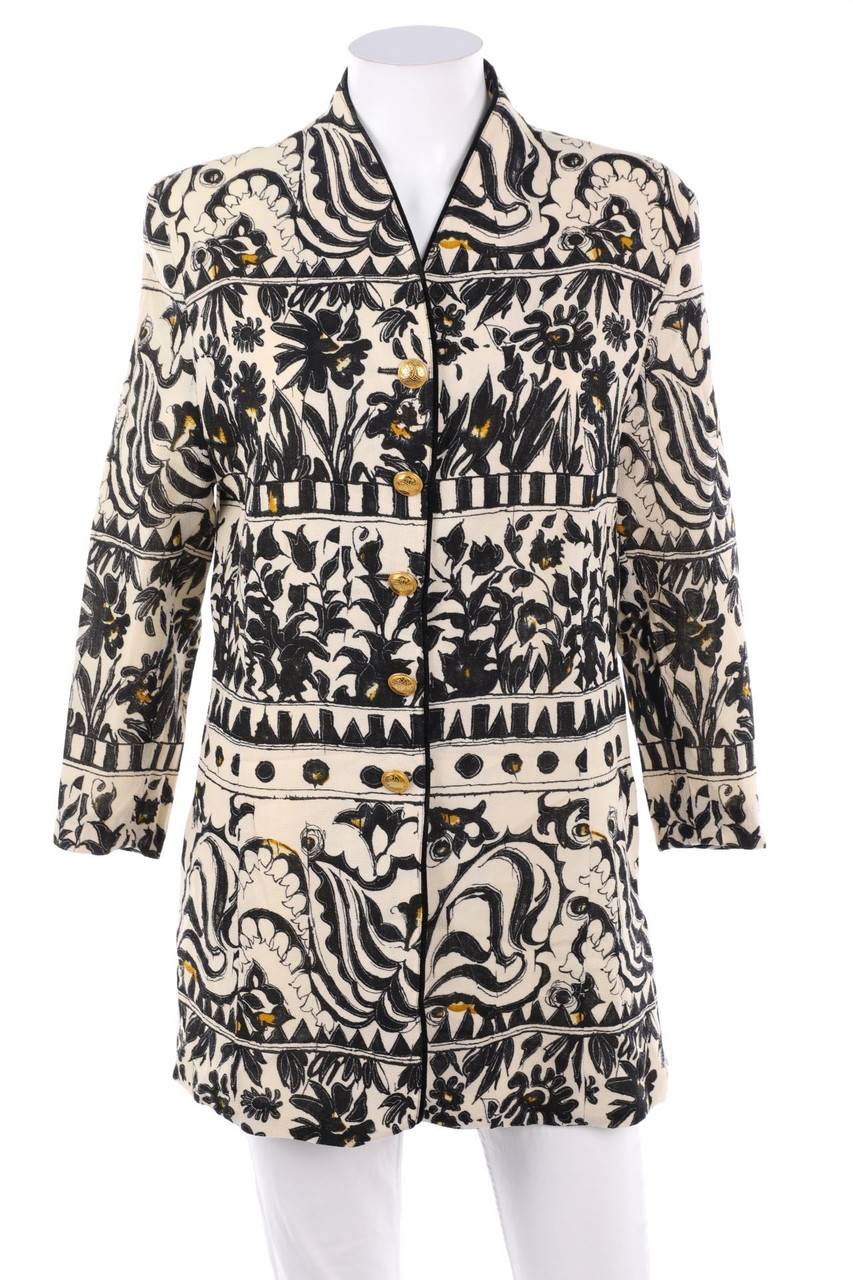 Carou schneberger Blazer mit Blumen-Print