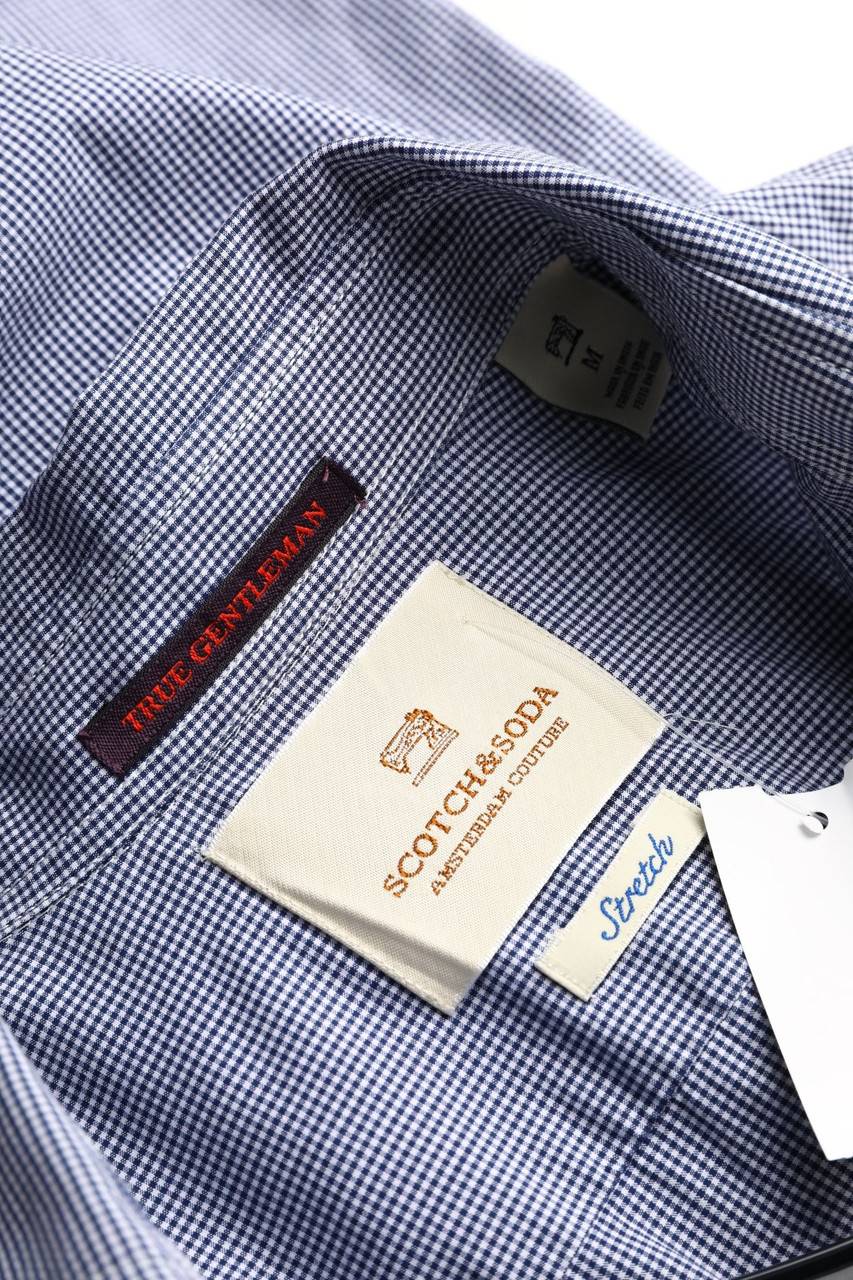 Carou SCOTCH & SODA Kariertes Hemd Mit Applikationen