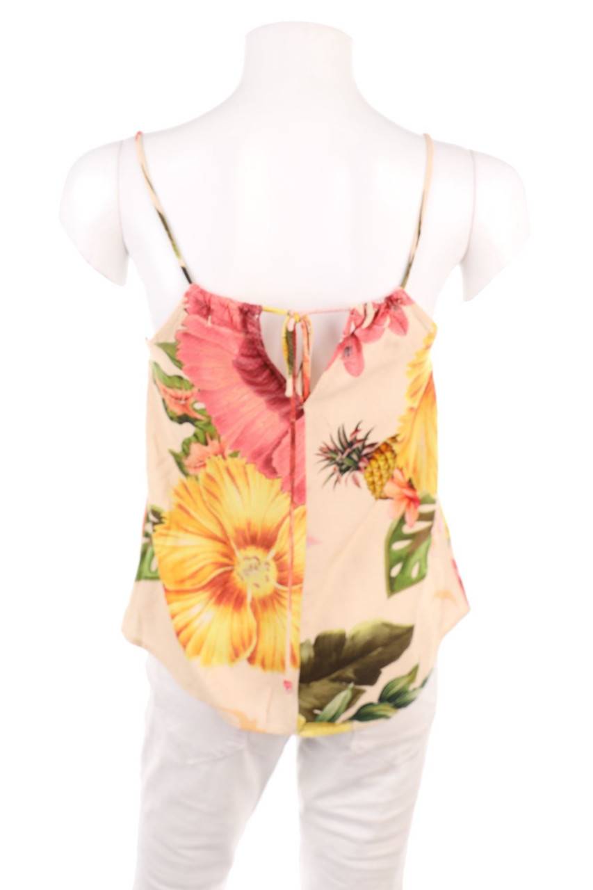 Carou SECONDHAND Blusentop Mit Blumen-Print