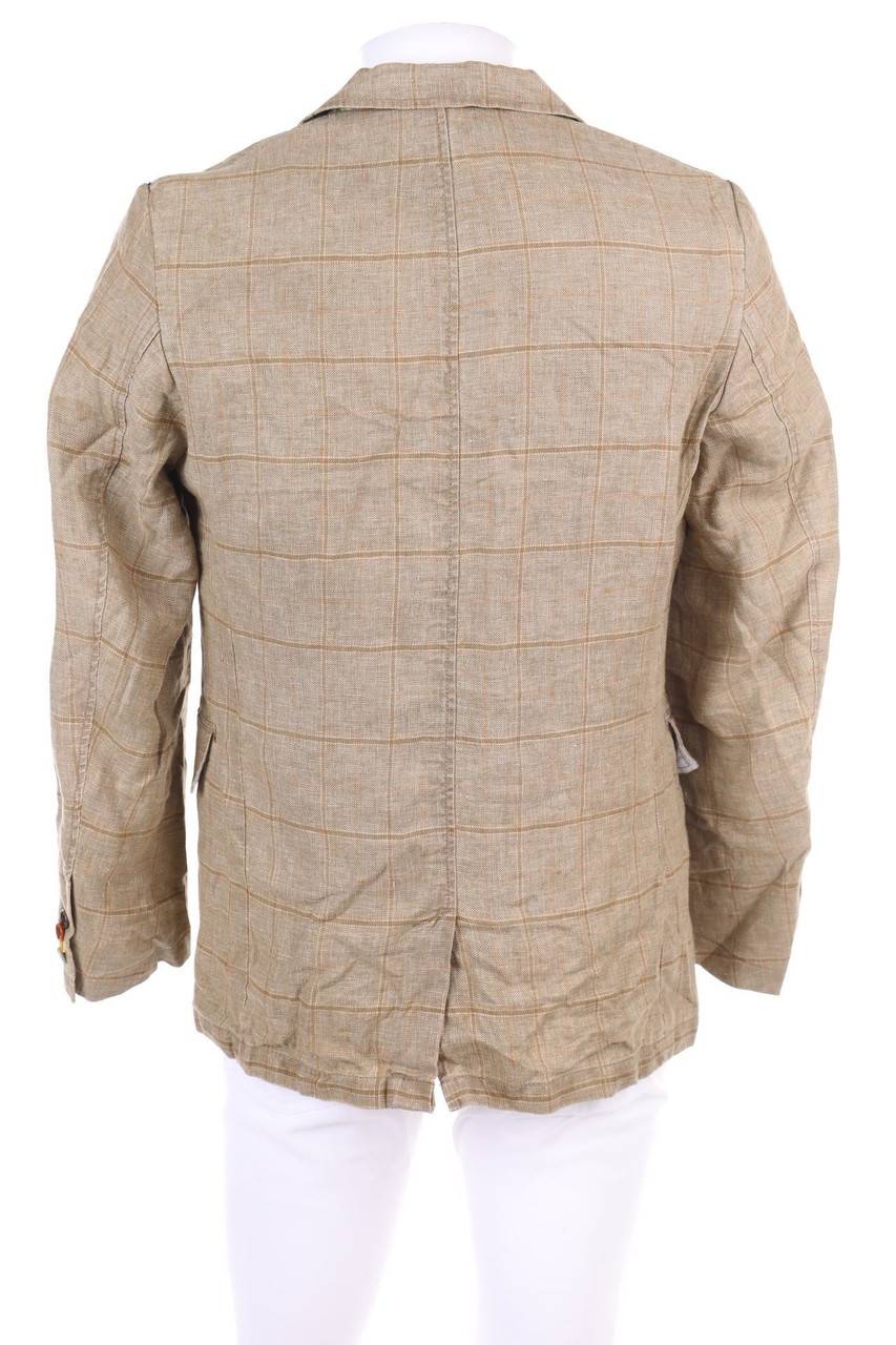 Carou SECONDHAND Brit Style-Sakko Aus Leinen-Mix