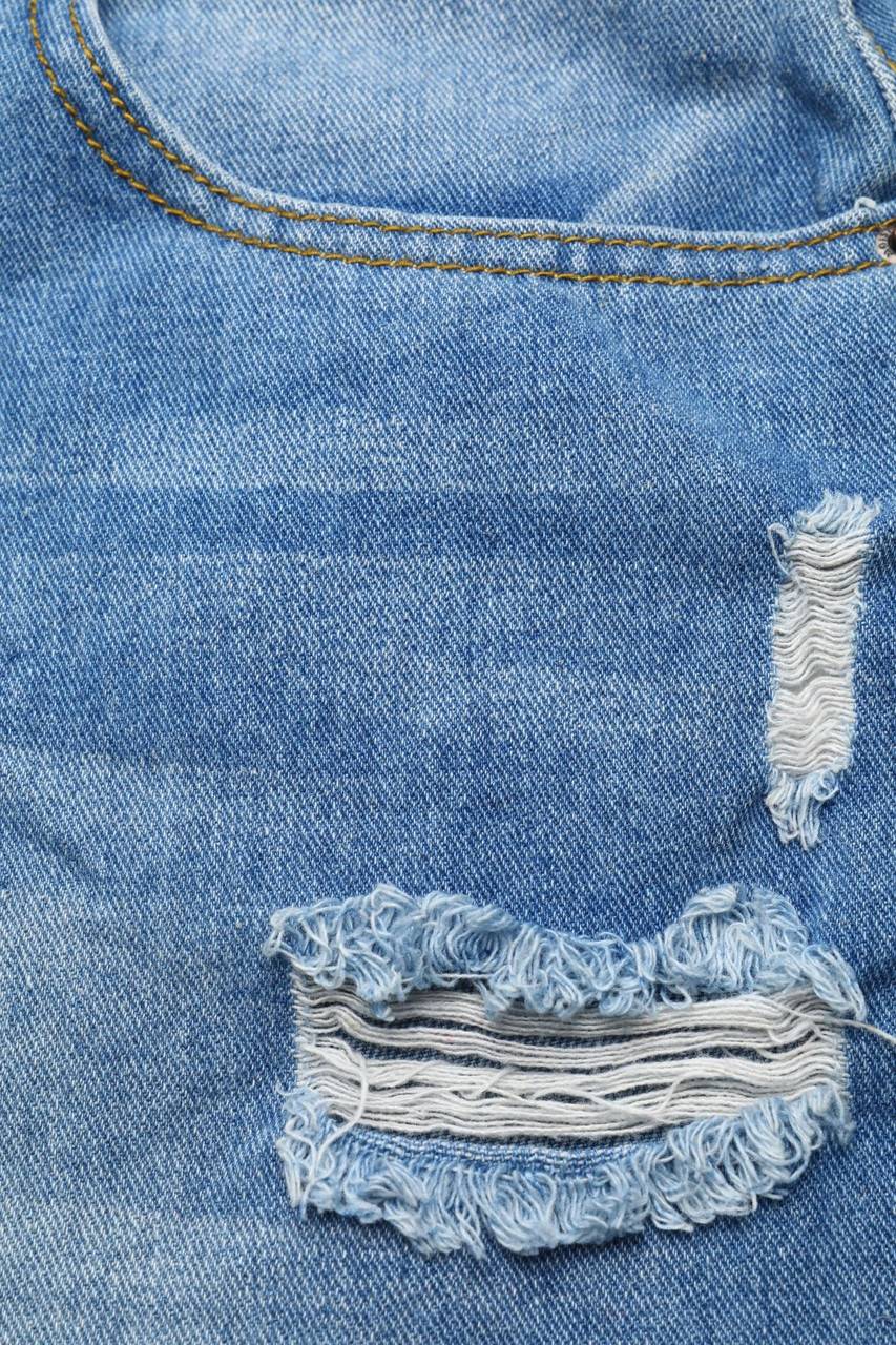 Carou SECONDHAND Destroyed Jeans-Shorts