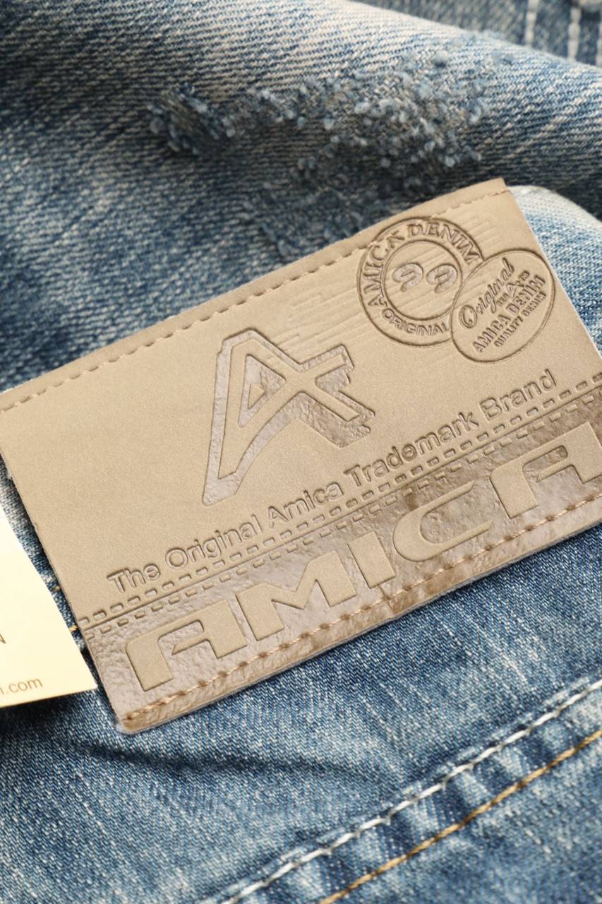 Carou SECONDHAND Destroyed Slim-Jeans