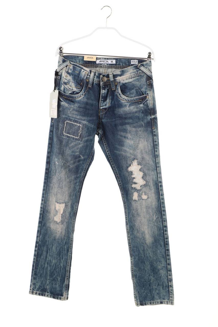 Carou SECONDHAND Destroyed Slim-Jeans