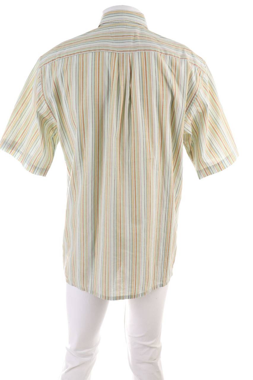 Carou SECONDHAND Gestreiftes Kurzarm-Hemd