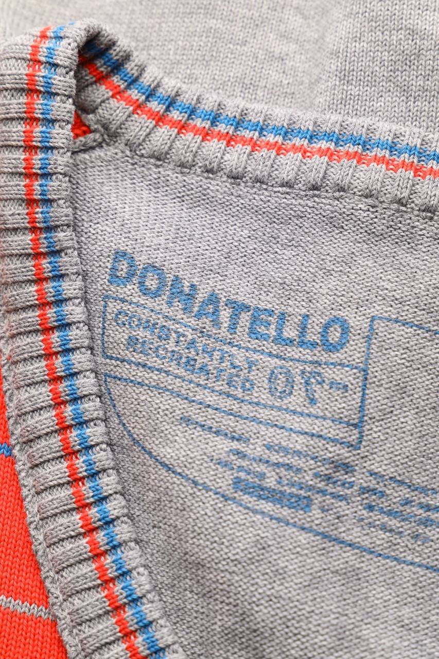 Carou SECONDHAND Karo-Pullunder Mit Logo-Stickerei