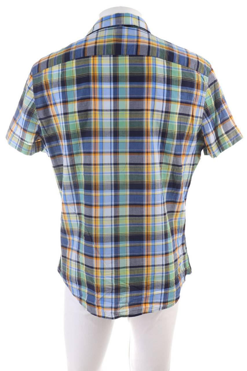 Carou SECONDHAND Kurzarm-Hemd Mit Karo-Muster