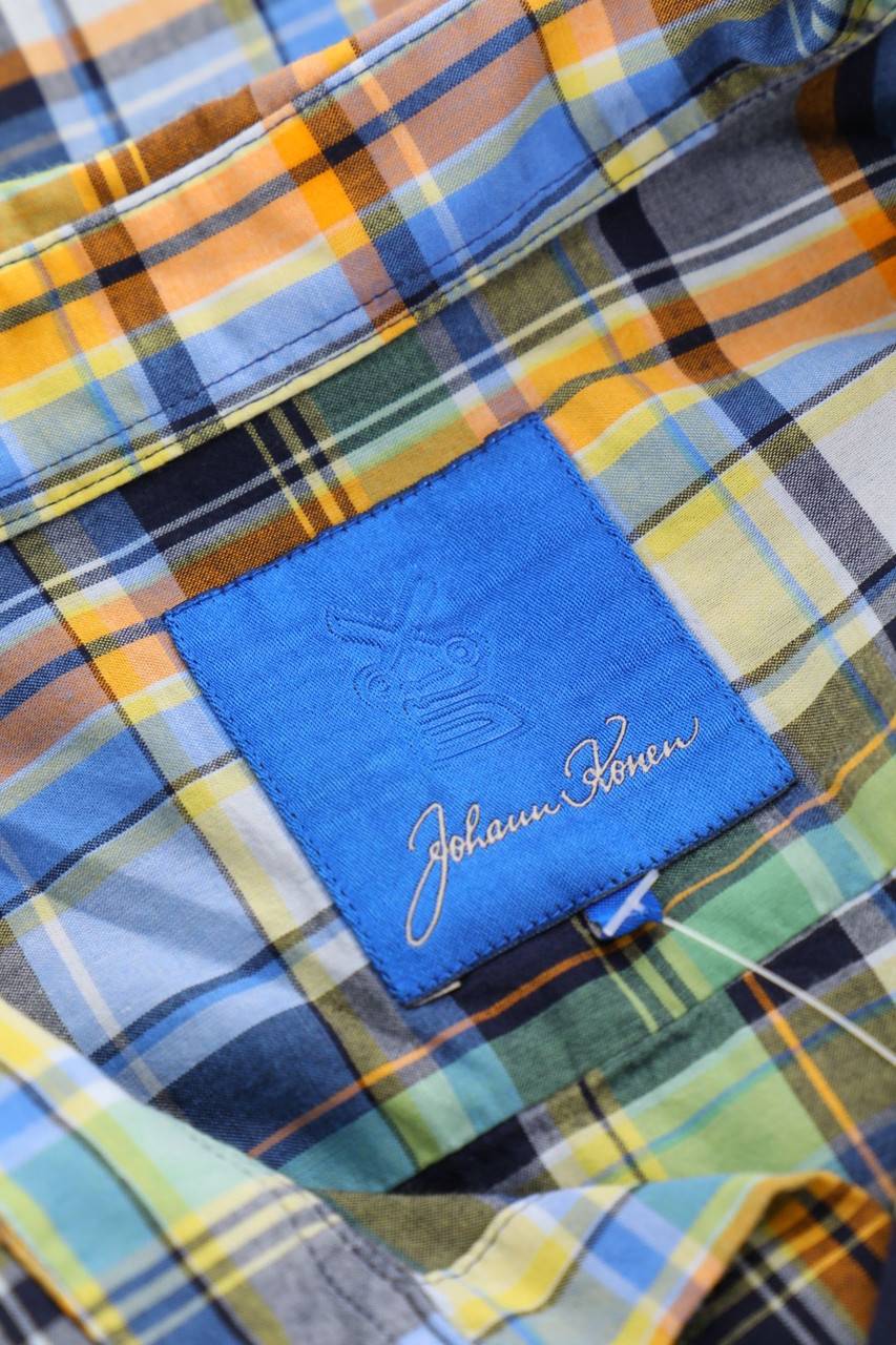 Carou SECONDHAND Kurzarm-Hemd Mit Karo-Muster