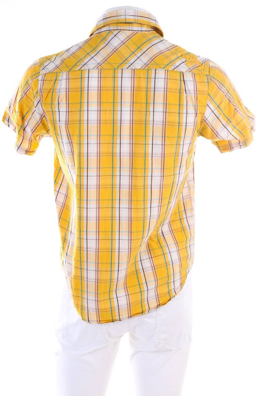 Carou SECONDHAND Kurzarm-Hemd Mit Karo-Muster