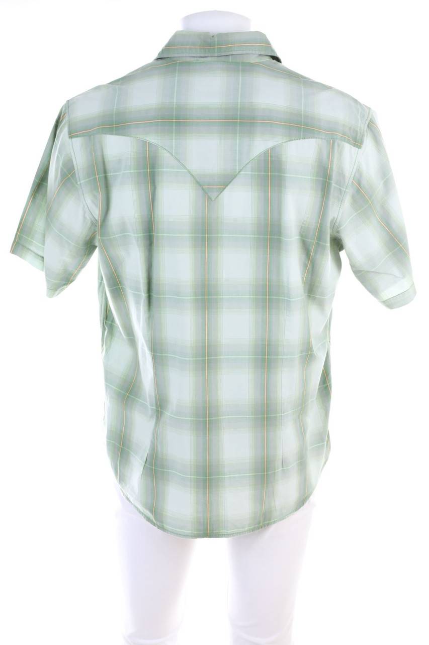 Carou SECONDHAND Kurzarm-Hemd Mit Karo-Muster