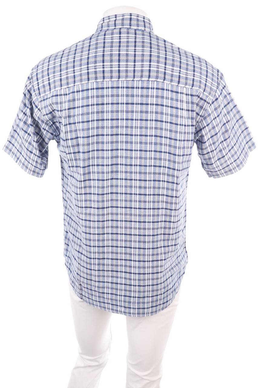Carou SECONDHAND Kurzarm-Hemd Mit Karo-Muster