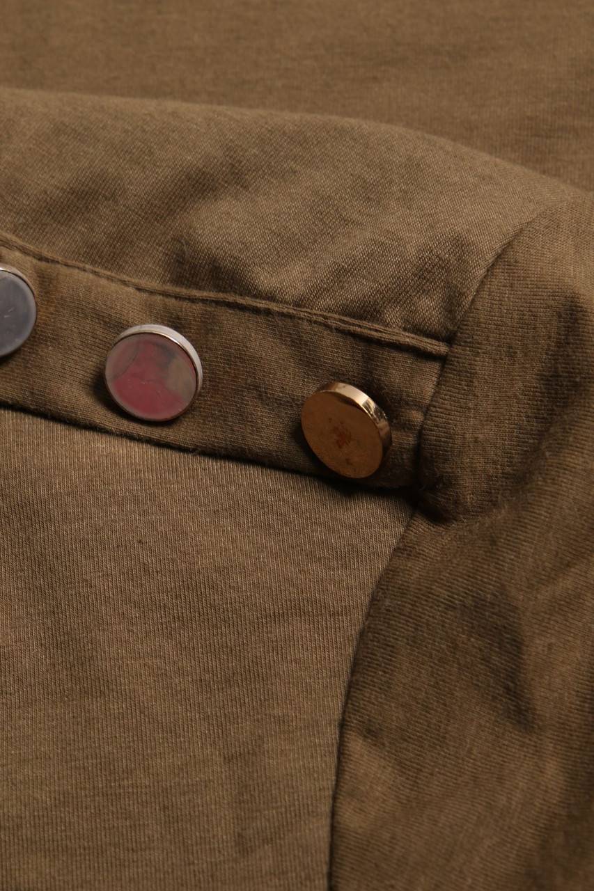 Carou SECONDHAND Shift-Kleid Mit Schmuck-Knöpfen