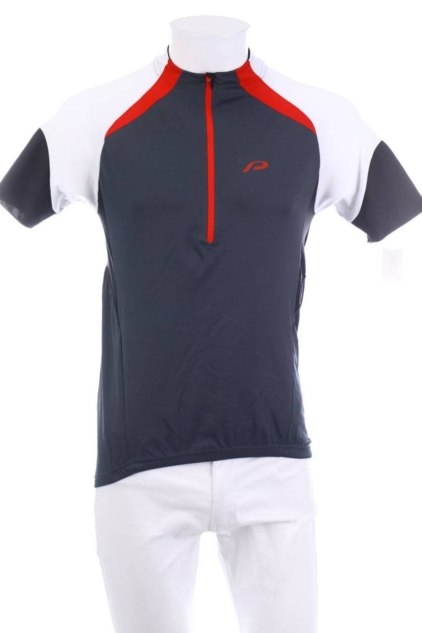 Carou SECONDHAND Sport-Shirt mit Logo-Print