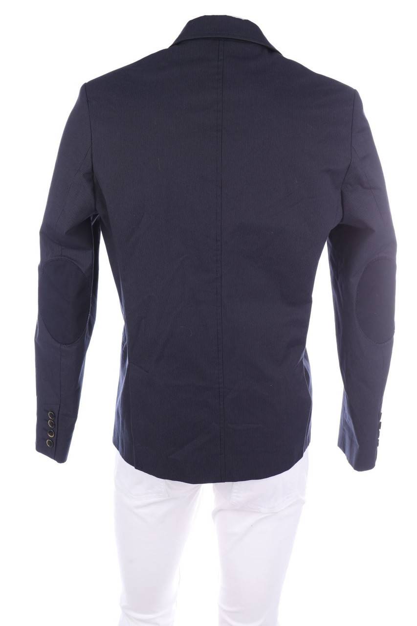 Carou SECONDHAND Streifen-Sakko Mit Elbow Patches