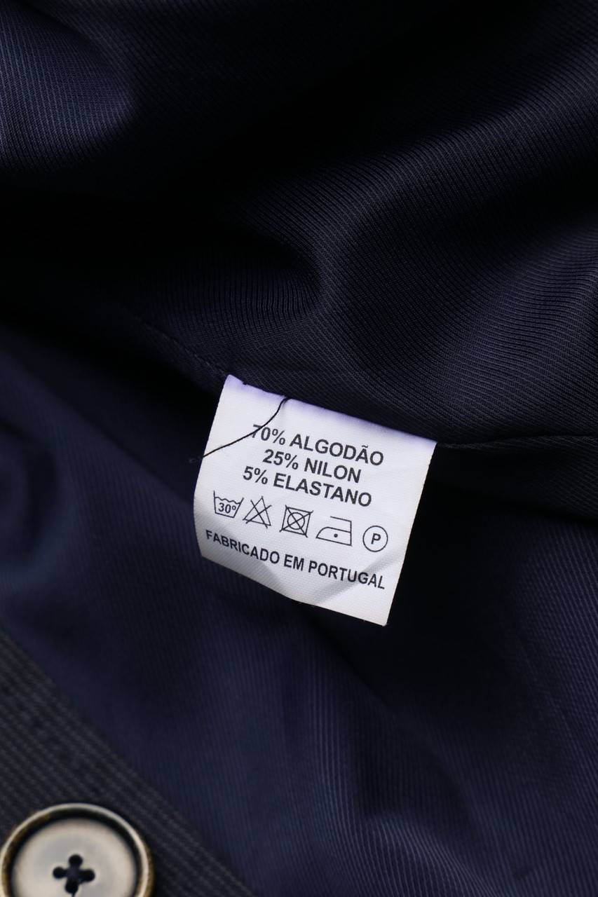 Carou SECONDHAND Streifen-Sakko Mit Elbow Patches