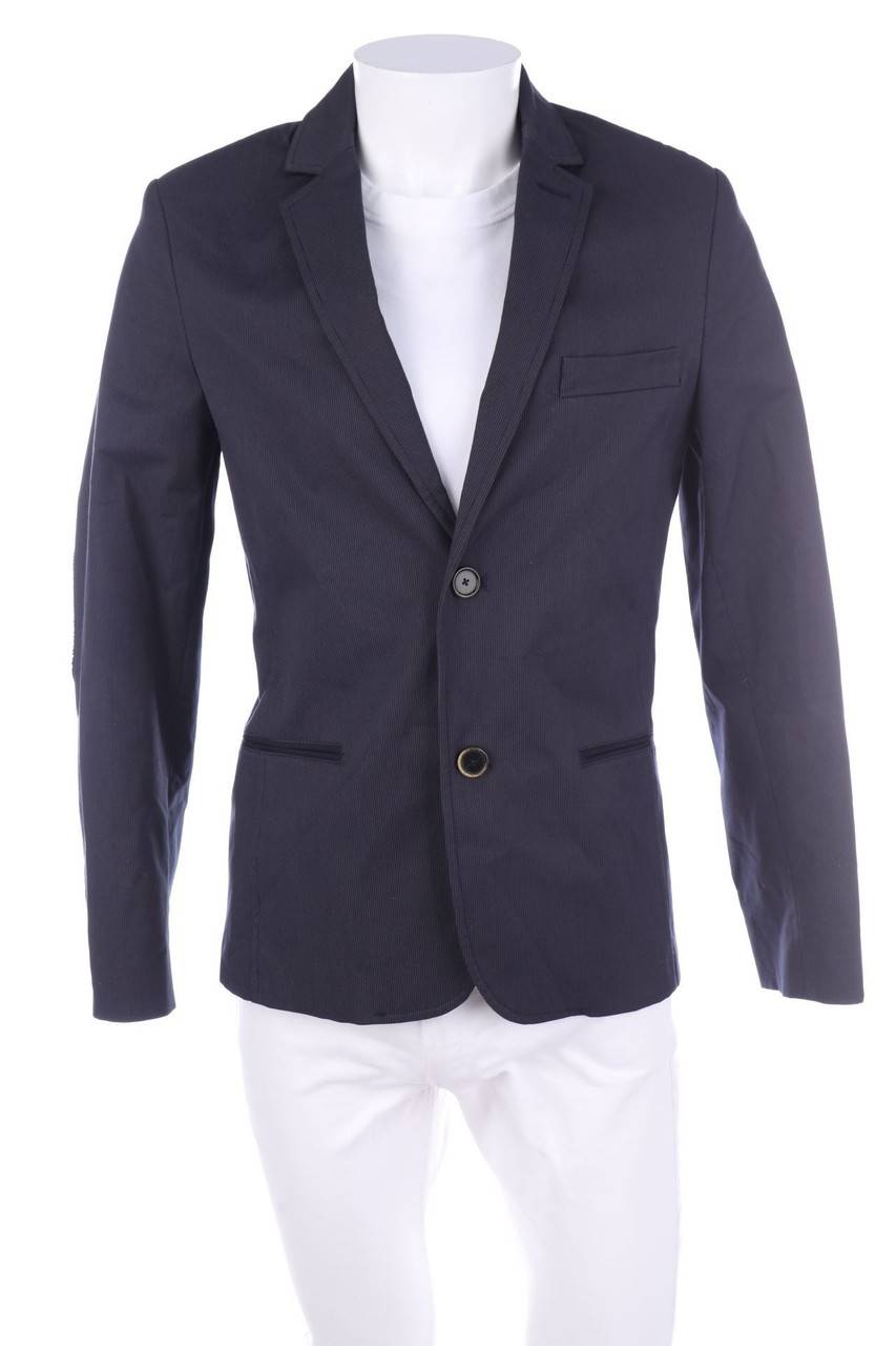 Carou SECONDHAND Streifen-Sakko mit Elbow Patches