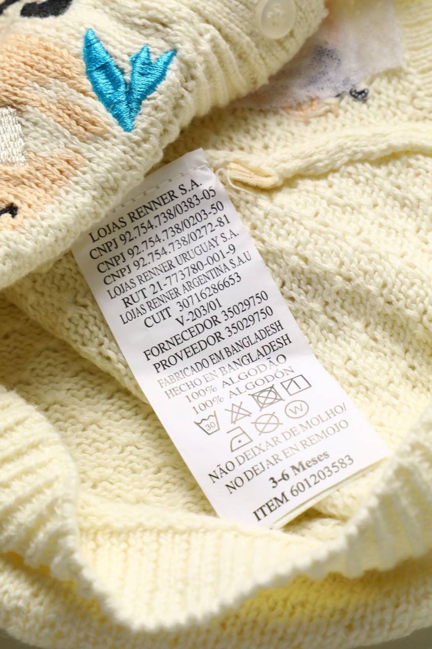 Carou SECONDHAND Strickjacke Mit Muster