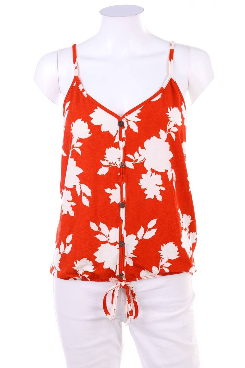 Carou SECONDHAND Top mit Blumen-Print