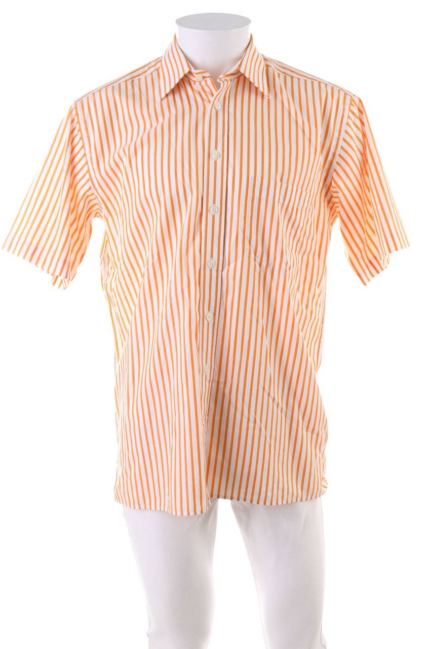 Carou SEIDENSTICKER gestreiftes Kurzarm-Hemd