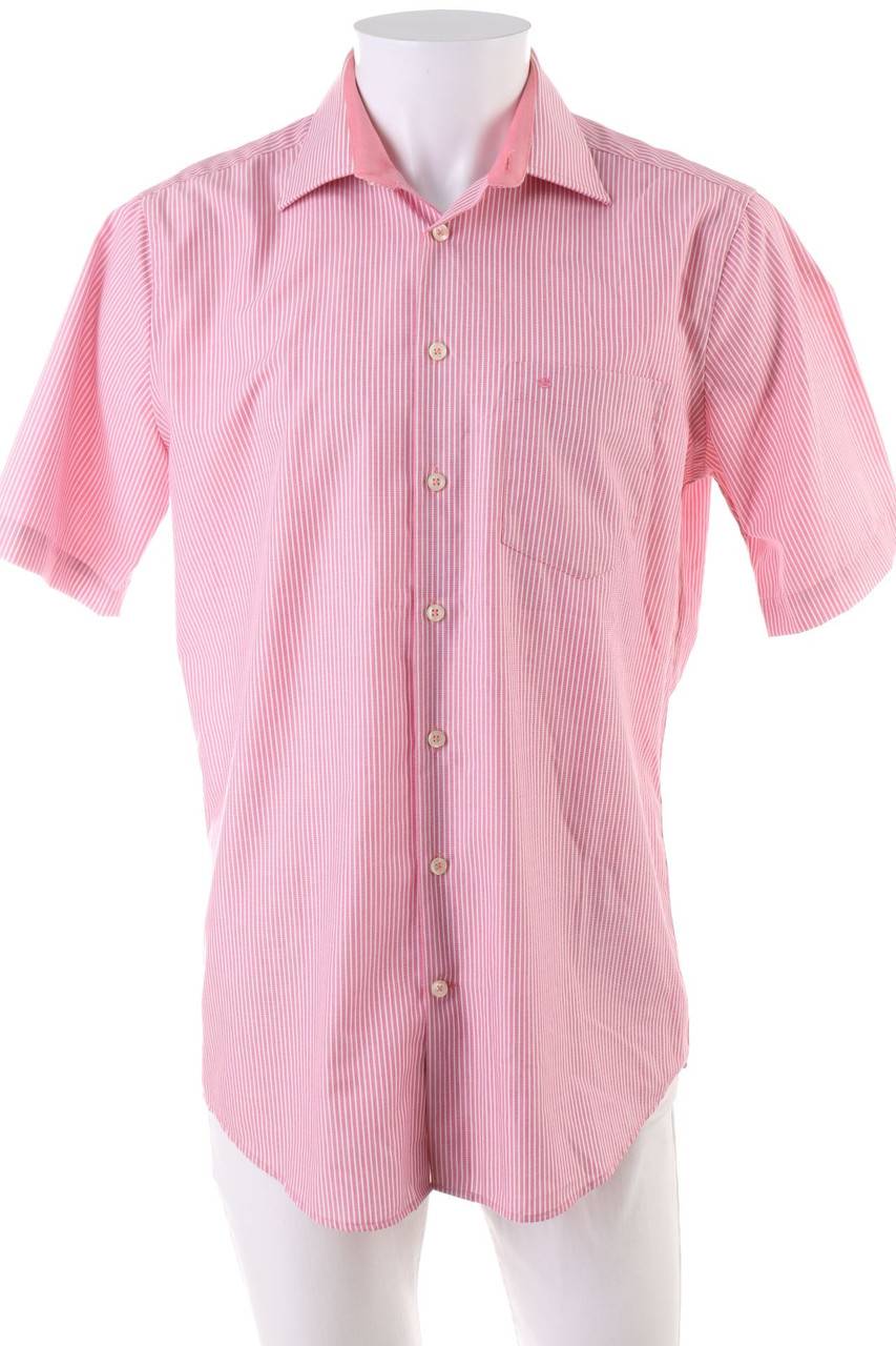 Carou SEIDENSTICKER gestreiftes Kurzarm-Hemd