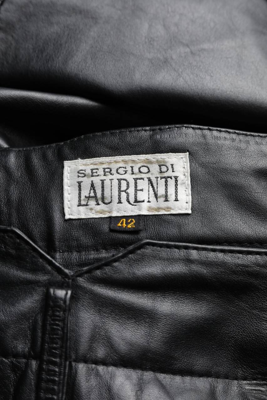 Carou SERGIO DI LAURENTI Vintage-Echt-Leder-Hose