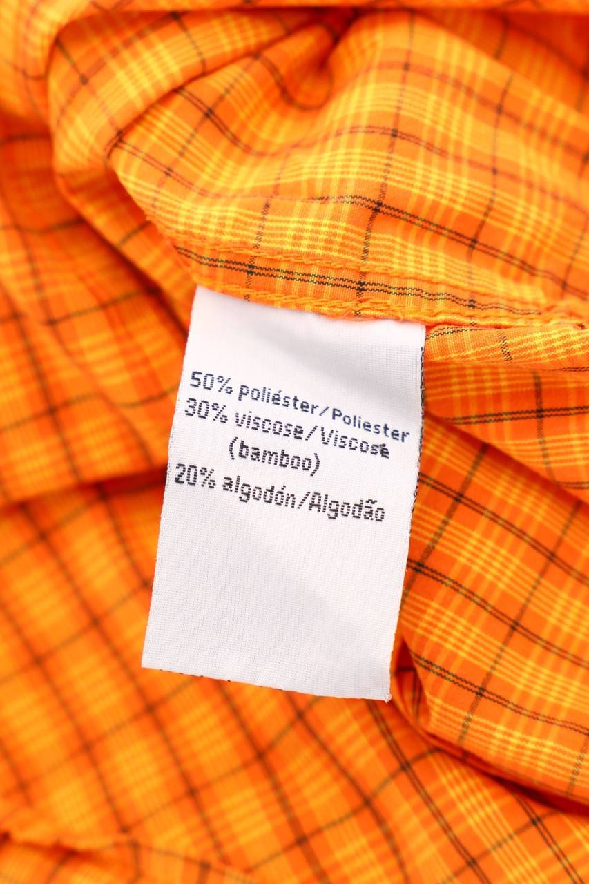 Carou SHAMP Karo-Hemd-Bluse Mit Kurzem Ärmel