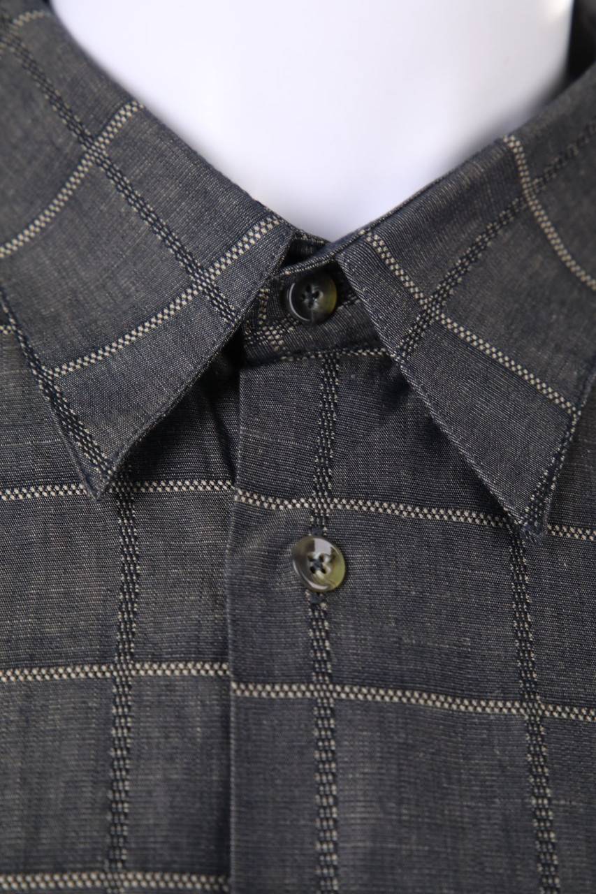 Carou Signé Incognito Kurzarm-Hemd Mit Karo-Muster