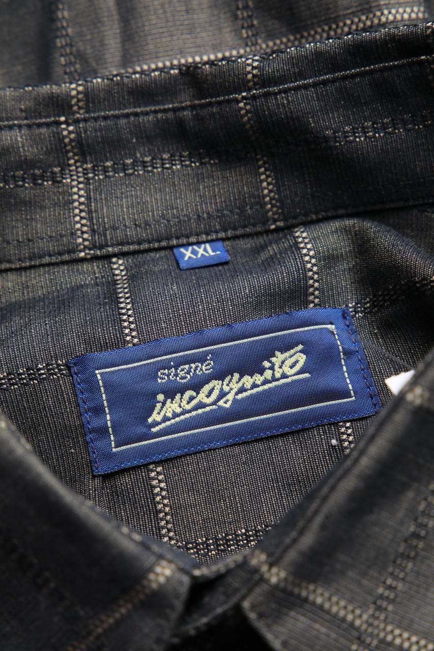 Carou Signé Incognito Kurzarm-Hemd Mit Karo-Muster