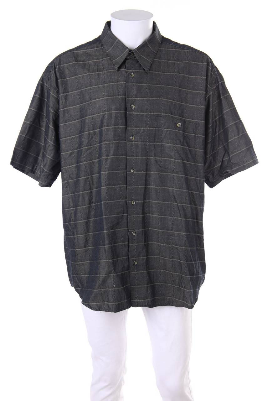 Carou signé incognito Kurzarm-Hemd mit Karo-Muster