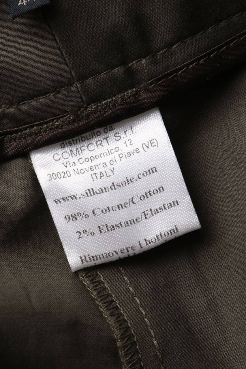 Carou SILK AND SOIE Business-Hose Aus Baumwoll-Mix