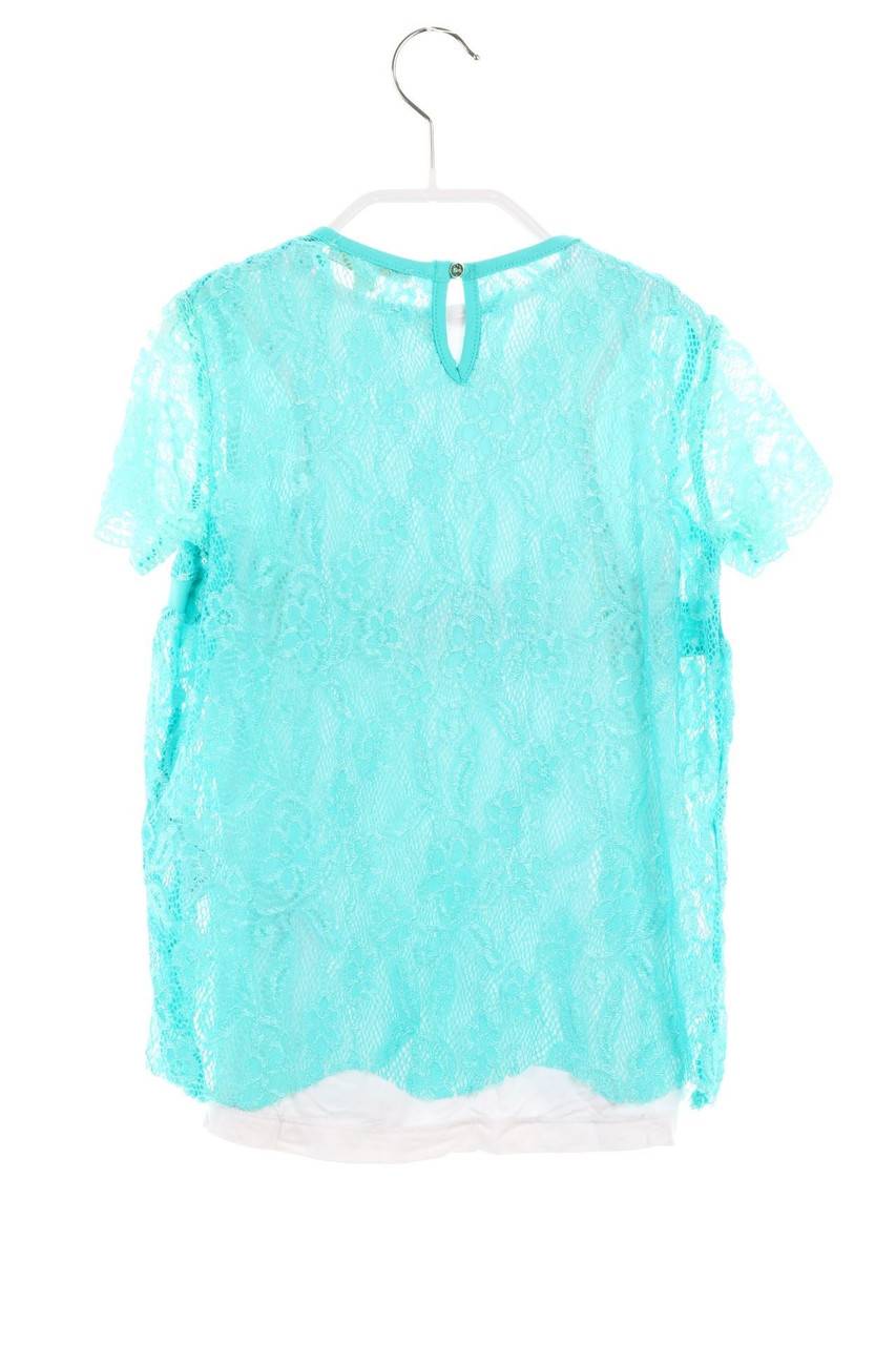 Carou SILVIAN HEACH Spitzen-T-Shirt Im Layer Look