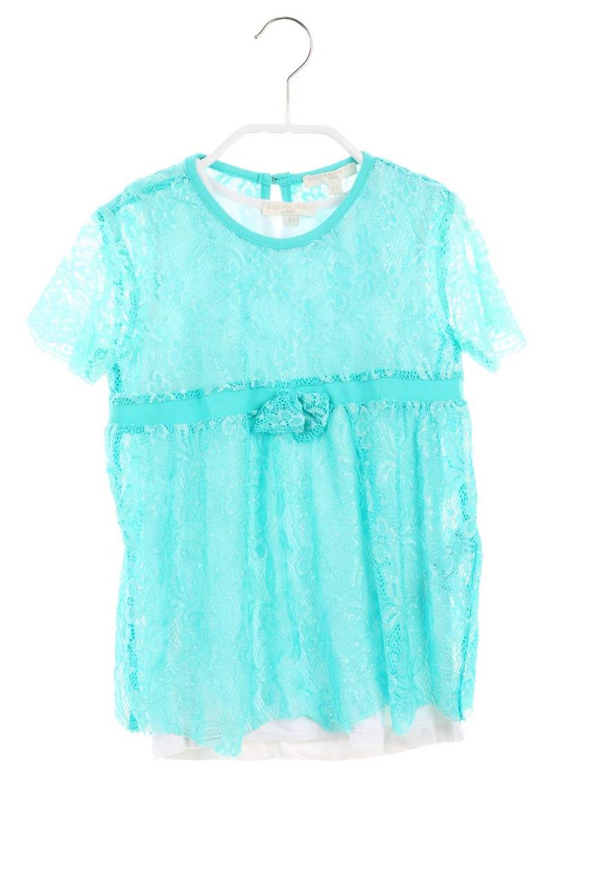 Carou SILVIAN HEACH Spitzen-T-Shirt im Layer Look