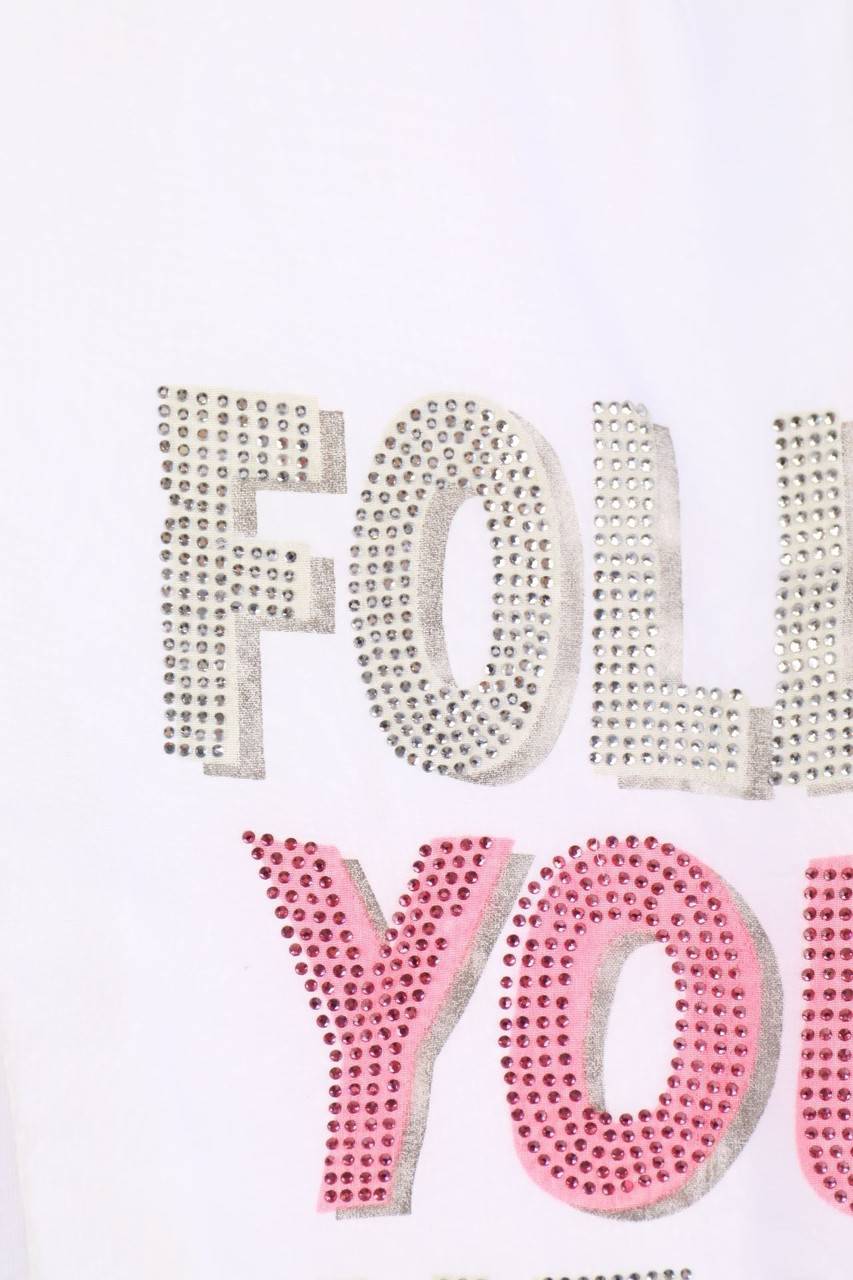 Carou SILVIAN HEACH T-Shirt Mit Strass-Steinen