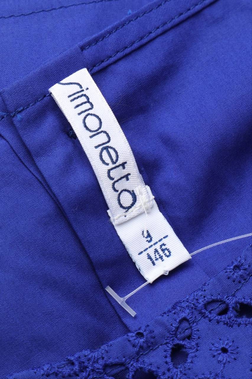 Carou Simonetta Baumwoll-Bluse Mit Lochspitze