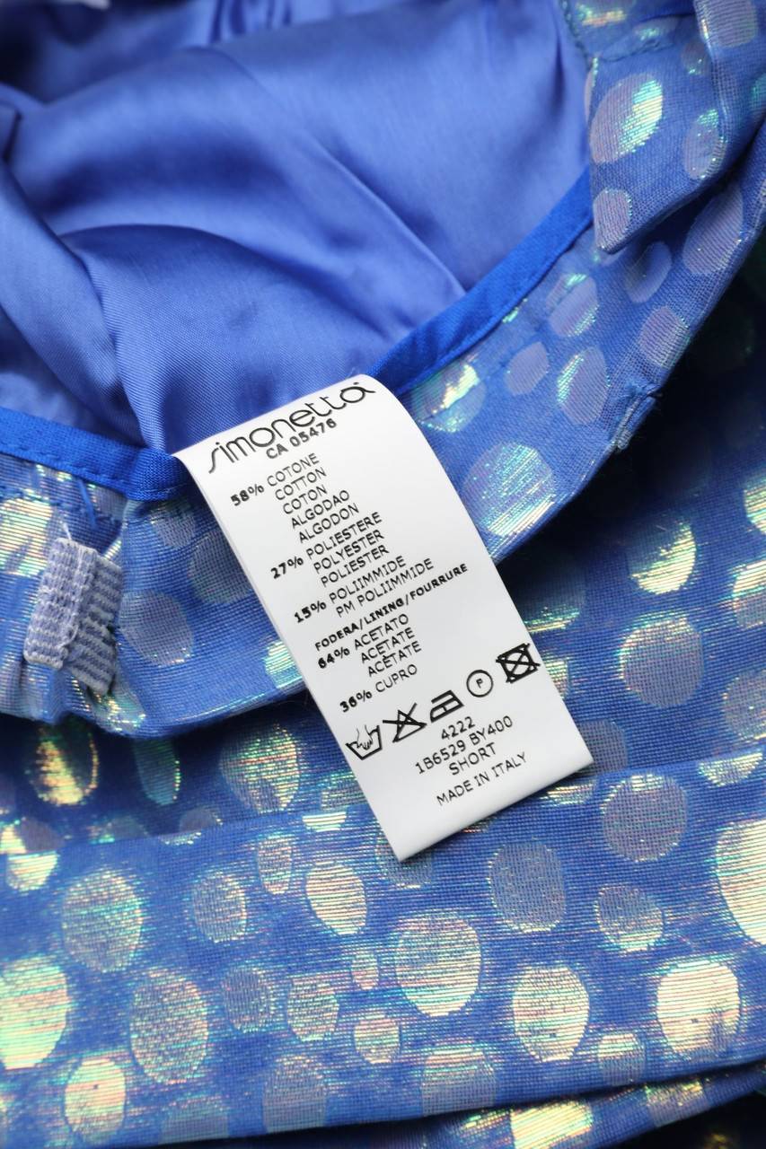 Carou Simonetta Shorts Mit Metallic-Effekt