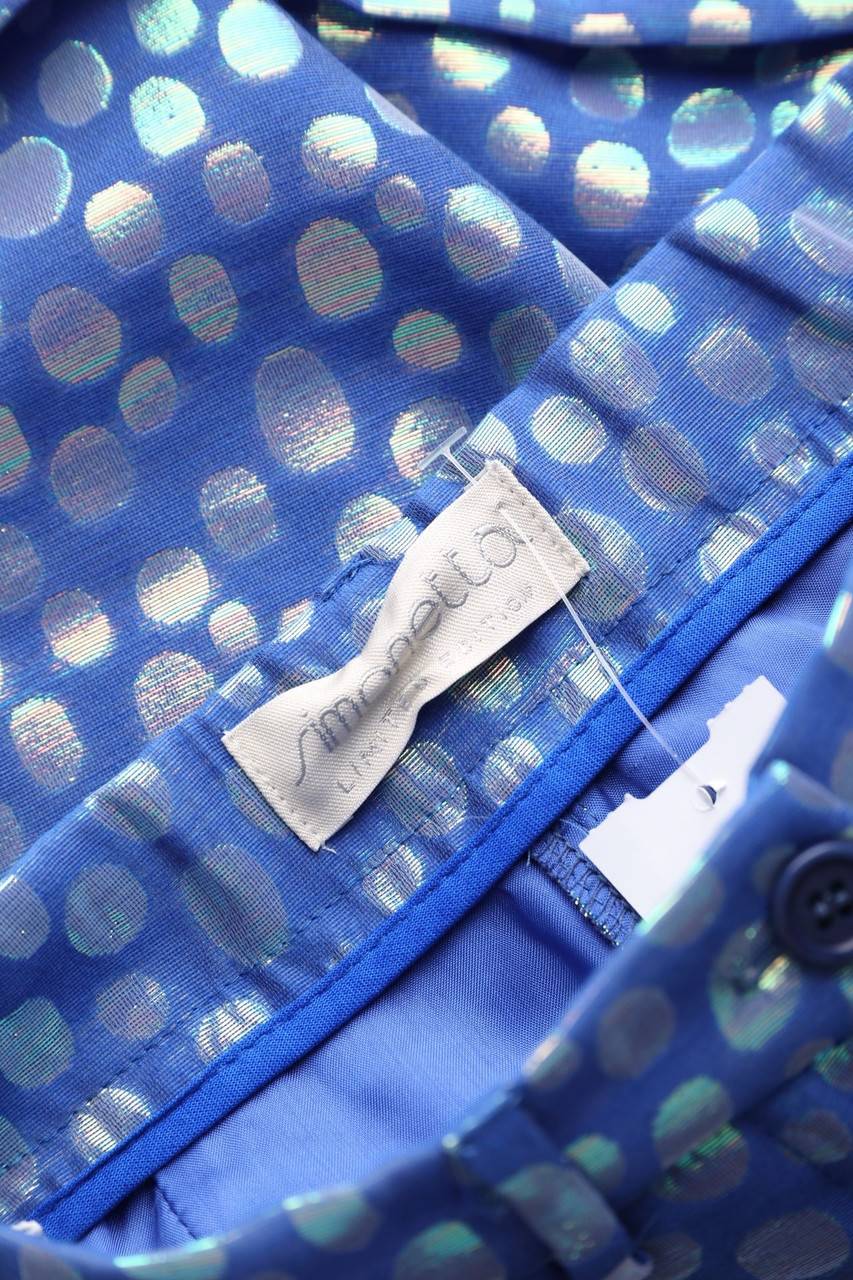 Carou Simonetta Shorts Mit Metallic-Effekt