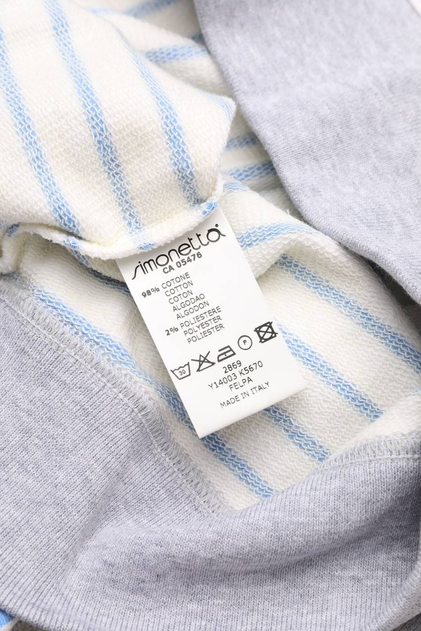 Carou Simonetta Streifen-Sweatshirt Mit Glitzer