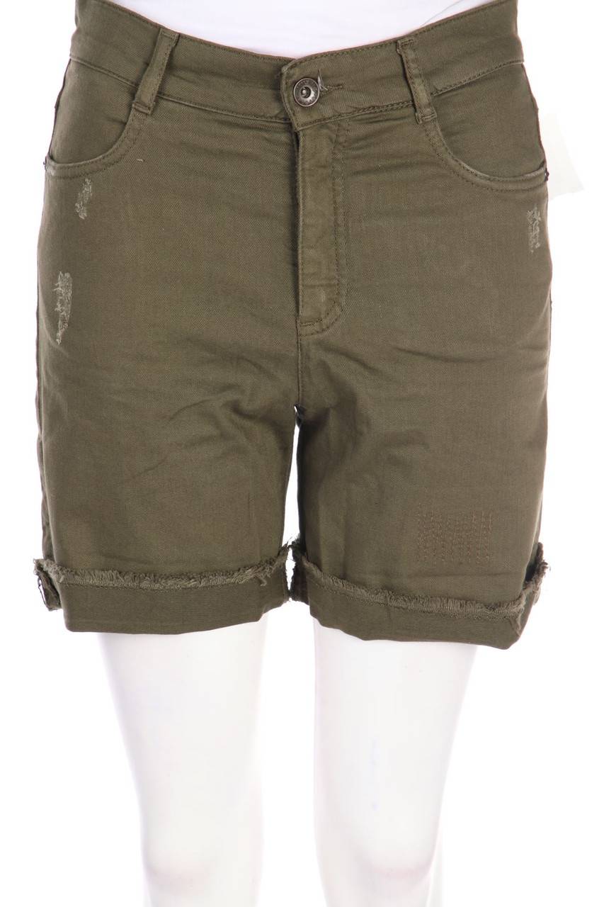 Carou SISLEY Distressed Jeans-Shorts mit Stretch