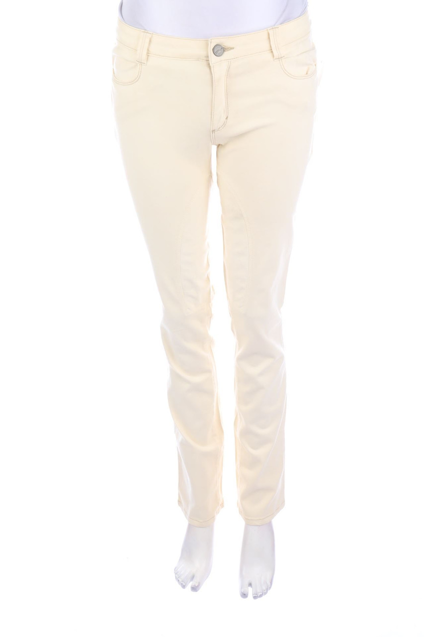 Carou SIVIGLIA Skinny-Jeans mit Kunstleder-Details