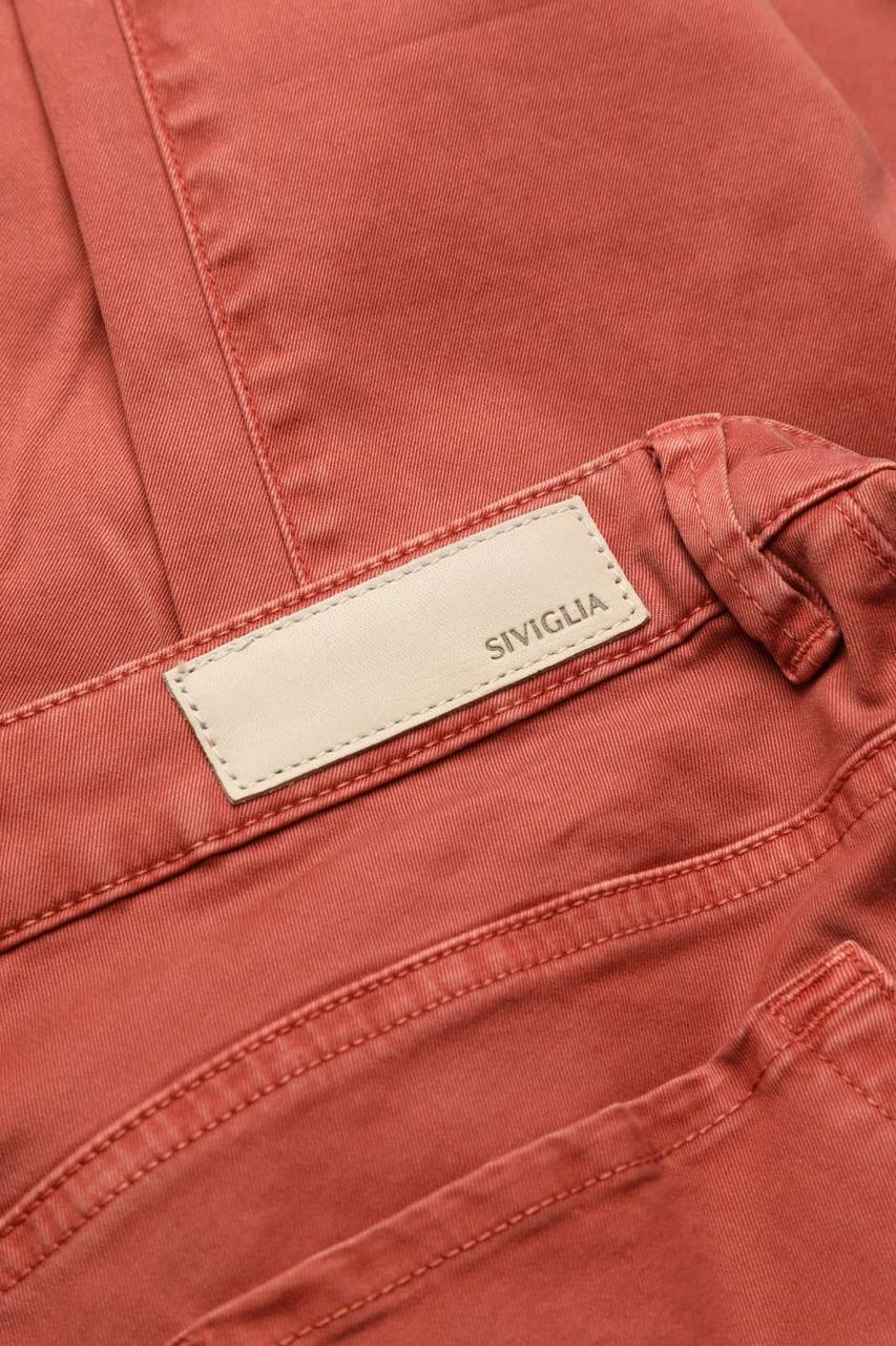 Carou SIVIGLIA Straight Cut Jeans Mit Logo-Patch