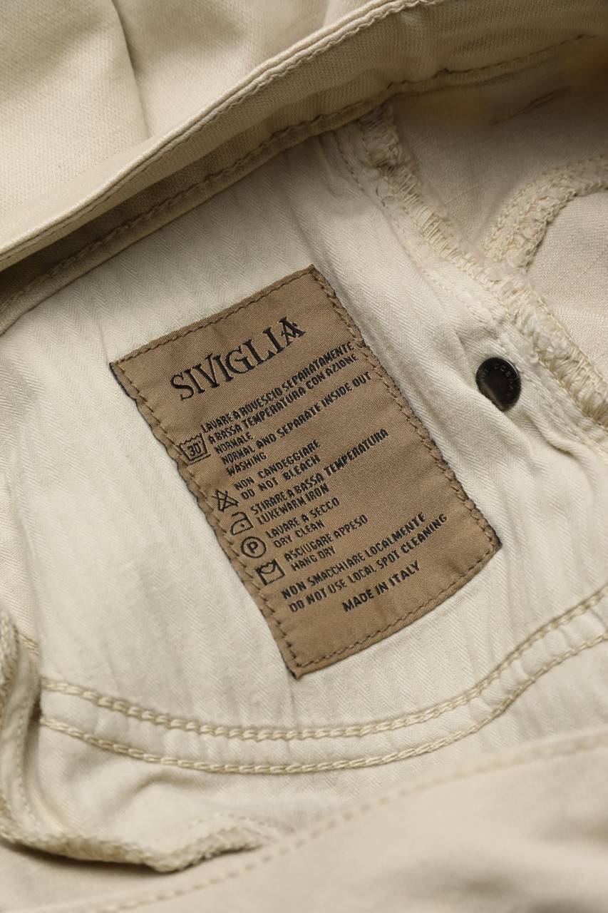 Carou SIVIGLIA Straight Cut Jeans Mit Logo-Patch