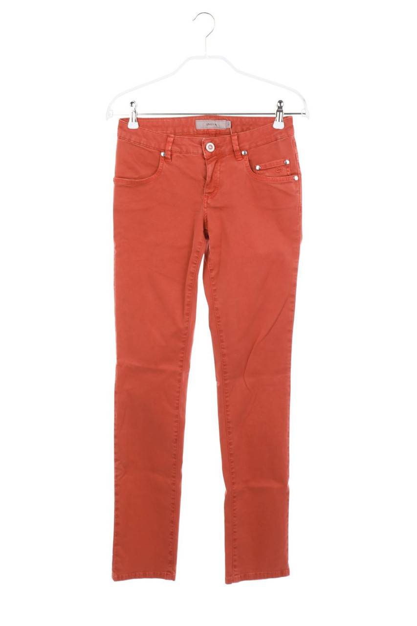 Carou SIVIGLIA Straight Cut Jeans mit Logo-Patch
