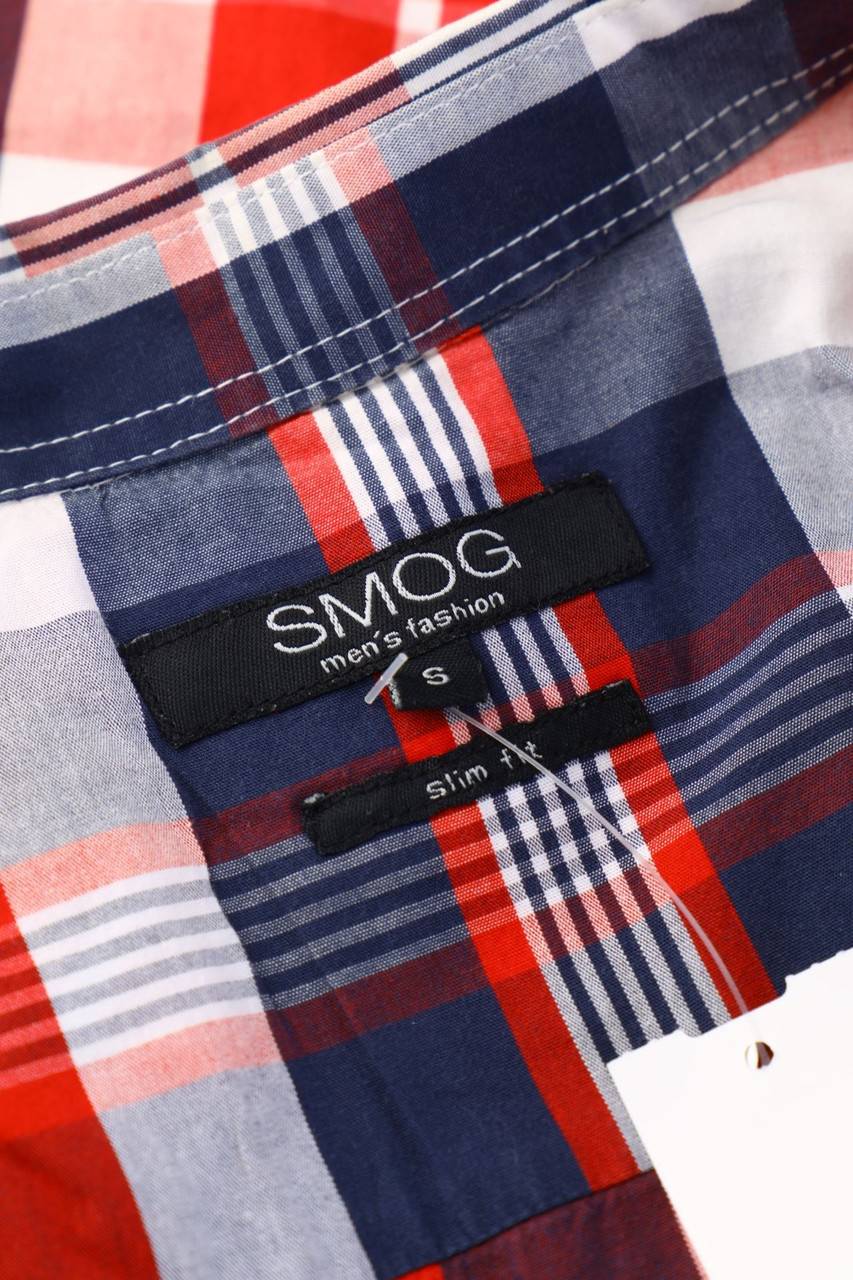 Carou SMOG Kurzarm-Hemd Mit Karo-Muster
