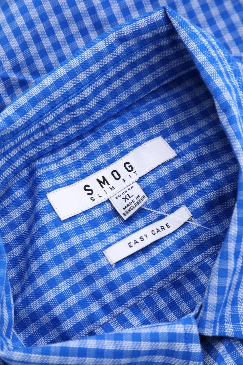 Carou SMOG Kurzarm-Hemd Mit Karo-Muster