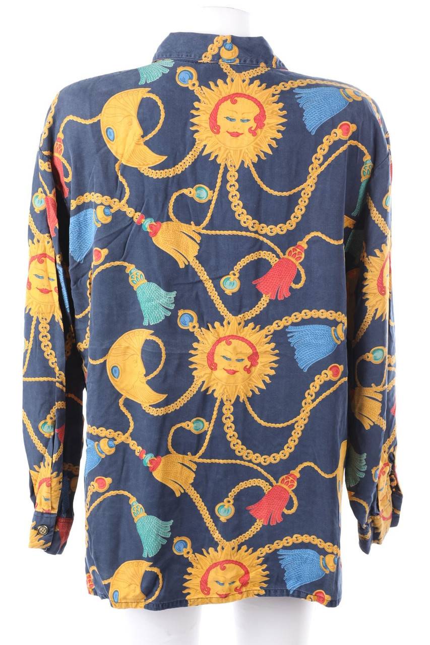 Carou Solange Mondor Vintage-Bluse Mit Muster