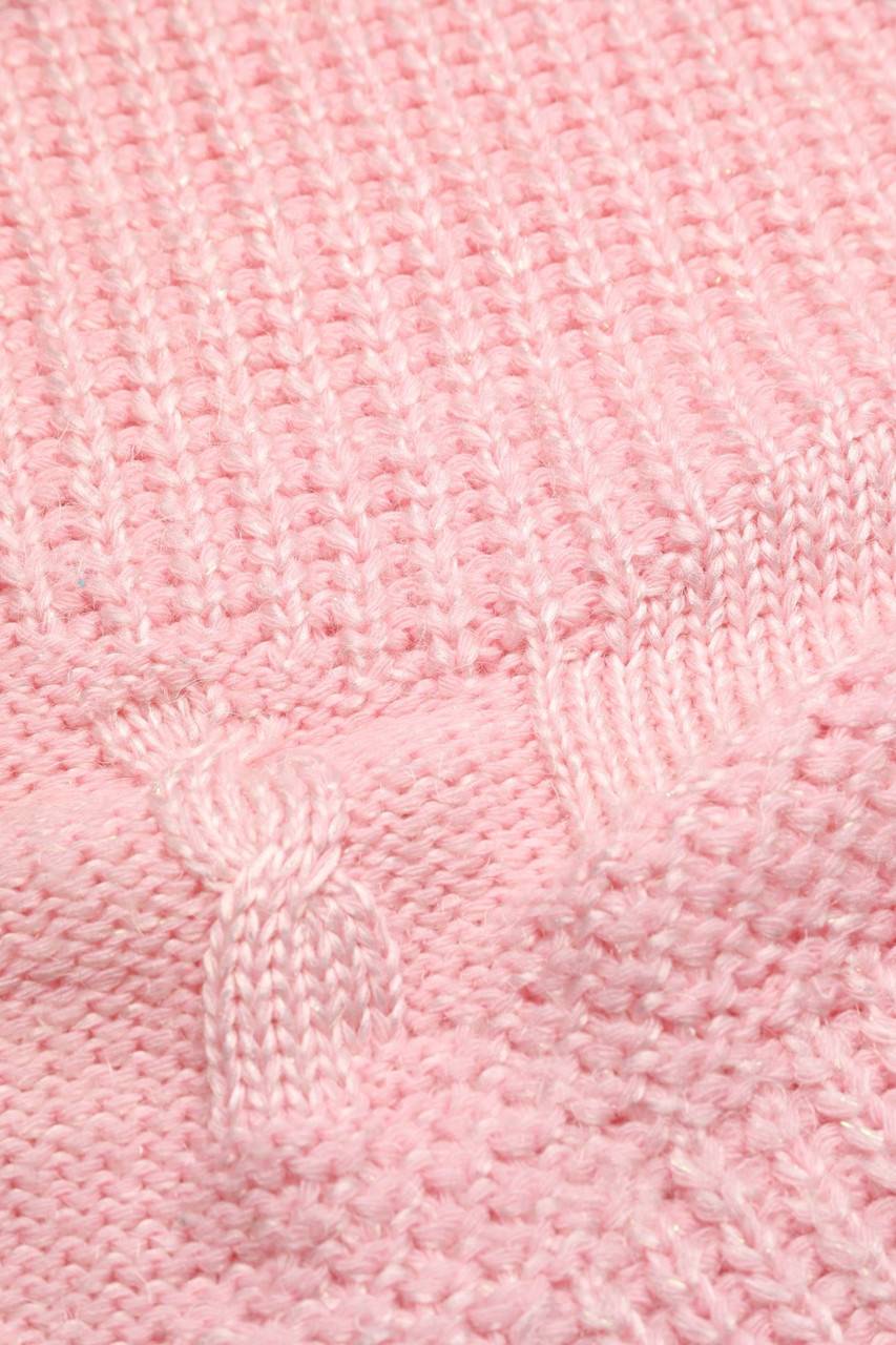 Carou SOLYNE PARIS Glitzer-Vintage-Strick-Pullover